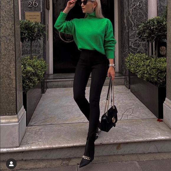 Zara cow leather heels boots bloggers fav - Picture 8 of 15